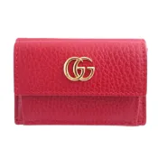 【DOKODEMO】近全新 Gucci GG Marmont 523277 紅色RED，對折皮夾 0981 [二手] GUCCI