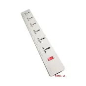 【紐頓e世界】Wonpro WES4 6孔 6P 1切6座 AC110 220V 13A 多國萬用插座 延長線 1.8米