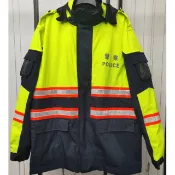 限警用 二件式瑞飛反光條雨衣(內含背心)
