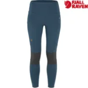 台北山水戶外用品專門店 特價優惠 Fjallraven 北極狐 Abisko Trekking Tights Pro 女款 緊身褲/排汗褲 84771 534-048 靛藍/鐵灰