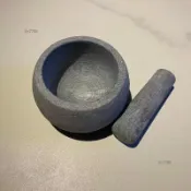擂鉢  研磨搗碎器  家用石臼蒜臼子搗藥臼青石蒜泥器搗蒜器壓蒜罐輔食研磨石對窩 手動研磨器 研磨擂鉢