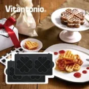 【百利市購物中心】【Vitantonio】小V鬆餅機 專用愛心鬆餅烤盤 PVWH-10-HW