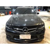 沃克商店-W204 C63碳纖維前下巴/側群/後視鏡殼/後保桿定風翼