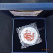(金)只發行3萬枚,中國2013年5OZ(5盎司,5英兩)生肖蛇年彩色銀幣,熊貓銀幣可參考