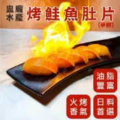 【盅龐水產】烤鮭魚肚片(爭鮮) - 重量320g±5%/盤