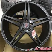 【超前輪業】北德文 INFORGED 1919 19吋鋁圈 5孔114.3 5孔120 可前後配 平光黑 E90 E92