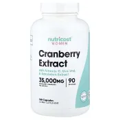 【iHerb】Nutricost, 女性，蔓越莓提取物，35000 毫克，180 粒膠囊（每粒膠囊 17050 毫克）