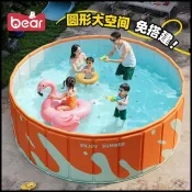 【免運】灣現/貨 游泳池兒童家用免充氣可折疊寶寶戲水池家庭戶外大型成人大號泳池
