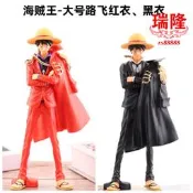 -易購好物-海賊王手辦 紅路飛火拳艾斯玩偶模型擺件動漫周邊 男生生日禮物