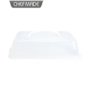 Chefmade學廚WK10084 攜帶式塑膠長方形蛋糕蓋 保鮮蓋 PP材質 野餐 外出蛋糕蓋 烘焙用具 學廚烤盤蓋