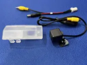 Toyota RAV4 4代專用倒車鏡頭含倒車顯影轉接線 直接沿用原廠後尾門倒車顯影線組