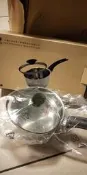 中石化股東會~不鏽鋼單柄小湯鍋~全新附盒