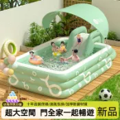 【台灣🔥出貨】充氣游泳池 兒童家用戶外充氣泳池 電動充氣 大型充氣滑梯 水池 戲水池 兒童充氣游泳池 充氣泳池 遮陽泳池
