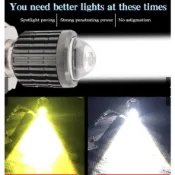 風100小皿 H6 迪爵 豪邁 Dio 聚光魚眼 h6小盤 化油器LED魚眼LED燈 風雲迪爵 奔馳125 奔騰 G2 