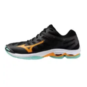 Mizuno 美津濃【授權經銷】男款排球鞋 WAVE VOLTAGE 2 避震安定 一般楦 黑 V1GA246012
