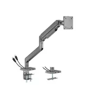 【Happytech】T18-12U 鋁合金49吋 電腦螢幕架 桌上螢幕支架 超高承重 20KG  USB Type C