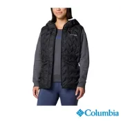 Columbia哥倫比亞 女款-Omni Heat保暖羽絨連帽背心-黑色 UWR87160BK/IF