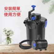 臺灣熱賣 220V 森森小型魚池 景觀池 凈化過濾桶 家用清潔 室外半自動水循環係統