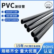 48h出貨丶黑色絕緣PVC軟管電線電纜線材塑料保護線束套管內徑7絕緣套管