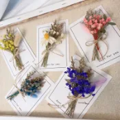 ONEDAY ✨大理石紋手工DIY乾燥花束卡片 生日卡片 祝福卡片情人卡片
