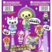 【伍先生收藏品】絕版 二手僅拆封 / 2010年 絕版 限量 7-11 OPEN將 聲光公仔 / 售 LOCK小醬、條碼
