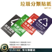 GUYSTOOL 其他垃圾 玻璃瓶 回收標誌貼紙 垃圾分類標簽貼紙 不銹鋼垃圾桶 量大可議 MIT-01 垃圾標識貼