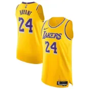 【球衣藏家】 Kobe Mamba 科比 湖人 Lakers 主場黃 Icon AU NIKE 球員版 NBA 球衣