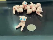 日本 正版 早期 夢幻 小隻 公仔 單隻售價 人偶 空心 硬塑膠 非軟膠 神奇寶貝 寶可夢 日版 老物 可愛 任天堂