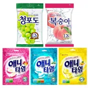 《番薯先生》韓國 樂天 LOTTE 青葡萄糖 青葡萄 水蜜桃糖 糖果 Anytime 薄荷糖 三層夾心薄荷糖 牛奶薄荷糖