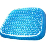 (店+)【好物臻選】涼爽透氣蜂巢冷凝膠坐墊-2入組