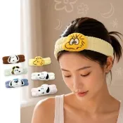 【SNOOPY 史努比】2條組_史努比可愛造型洗臉髮帶(束髮帶 洗臉 髮箍)