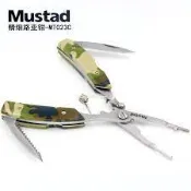 原價330當天可寄出 隱藏式超鋒利萬用刀 猛哥釣具 挪威品牌MUSTAD(慕斯達) MT023C 精細多功能路亞鉗-迷彩