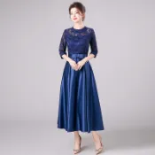 尤莉 媽媽禮服【HMY2507】媽媽裝/婚宴小禮服/晚宴服/旗袍/洋裝/夏姿風格禮服/晚宴包/披肩/出租/量身訂製