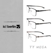 【ic! berlin】TT MEGA 鈦輕盈系列 德國薄鋼眼鏡 公司貨 台南 時代 蔡司優視力專家