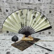 『百貨屋二號』新款古風扇子折疊扇中國風國潮折扇空白水墨夏季扇子
