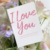 [Day's select] I Love you小卡片 情人節賀卡 烘焙送禮裝飾卡片 花束包裝小卡 父親節 母親節