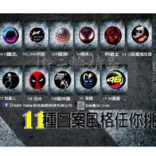 DREAMBASE 反光片 貼紙 PU貼 反光貼片 圓形 車身反光片 勁戰 四代 五代 三代 FORCE 雷霆S 改裝