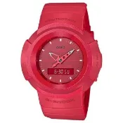 【CASIO 卡西歐】G-SHOCK 經典復刻簡約時尚紅色(AW-500BB-4E)父親節 禮物 推薦