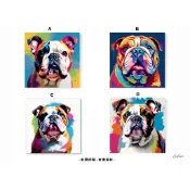 [ENLOVE] |台灣製作| POP ART英鬥  北歐裝飾掛畫 無框畫 文青風木框掛畫 餐廳客廳 壁掛裝飾 禮物