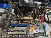 華碩 AMD AM3 主機板 ASUS M3A78-CM +Athlon X4 630 良品 保固7日 附檔板