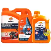 【易油網】 REPSOL Sintetico SMARTER 4T 10W40 全合成機油 藍寶石 機車 1L/4L