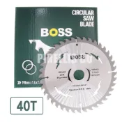 【南陽貿易】BOSS 木工鋸片 190*2.2*40T 190mm 40T 40齒 圓鋸片 切片 電動鋸片 板模鋸片