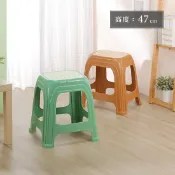 KEYWAY聯府 (大)吉林備用椅 *1入組/點心椅 塑膠椅 備用椅 塑膠板凳 四方塑膠 RC719 【139百貨】