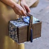 【delex熱銷】 禮盒包裝盒 年節禮盒 蛇年禮盒 高檔2025春節禮盒新年包裝盒子流心冰皮茶葉盒木盒文創伴手禮盒