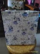 Harrods 哈洛氏 2017 春季花卉熊 矢車菊熊 PVC中方袋 (售價見描述)