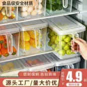 喜挖2店 冰箱收納盒食品級保鮮盒廚房蔬菜餃子整理神器冷凍專用雞蛋儲物盒