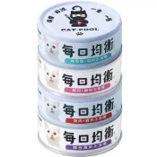 (店+)【Catpool 貓侍】貓侍x花花 每日均衡主食罐 貓罐 80g 〈四口味〉
