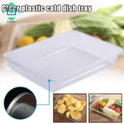 Transparent Acrylic Trays Rectangular Tray Serving Fruit Veg