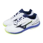 Mizuno 美津濃 桌球鞋 Wave Drive 9 男鞋 女鞋 白 黑 藍 波浪片 抓地 81GA2205-61