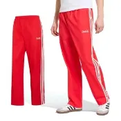 【adidas 愛迪達】Cc Fb Trackpant 男款 紅色 可口可樂 聯名 拉鍊口袋 運動 休閒 長褲 KY2110